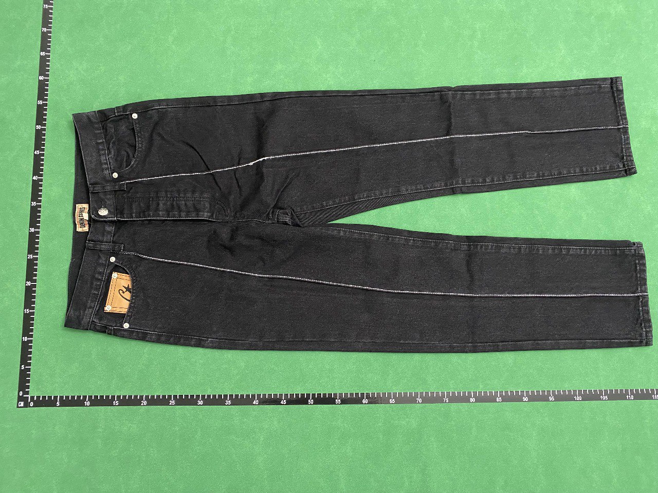 Corteiz Devil Island Vintage Jeans Logo Embroidered -4