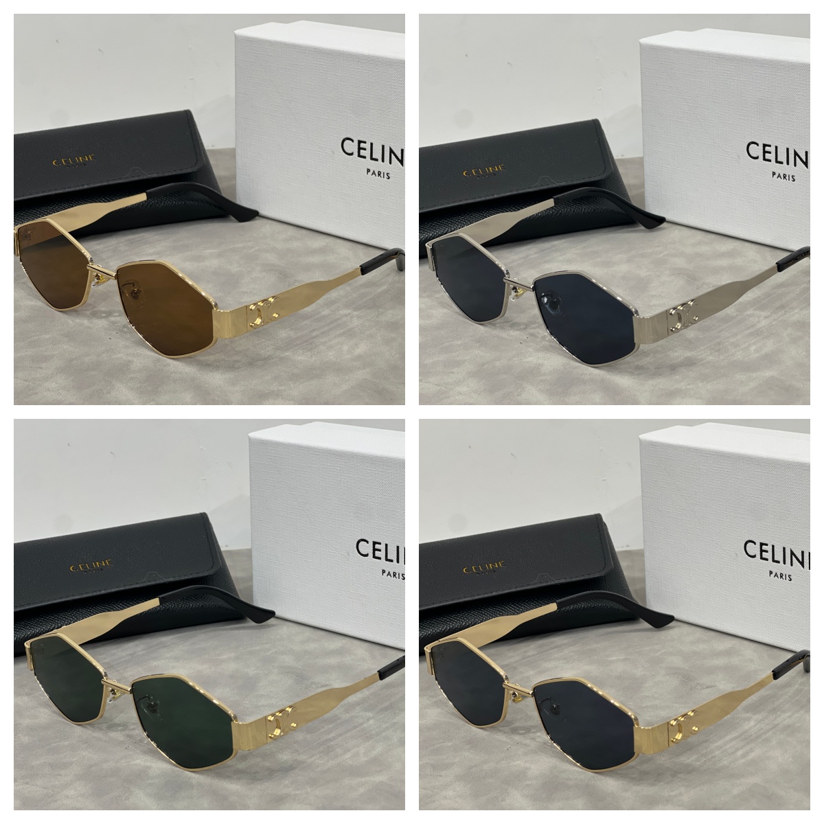 Celine's fashionable sunglasses