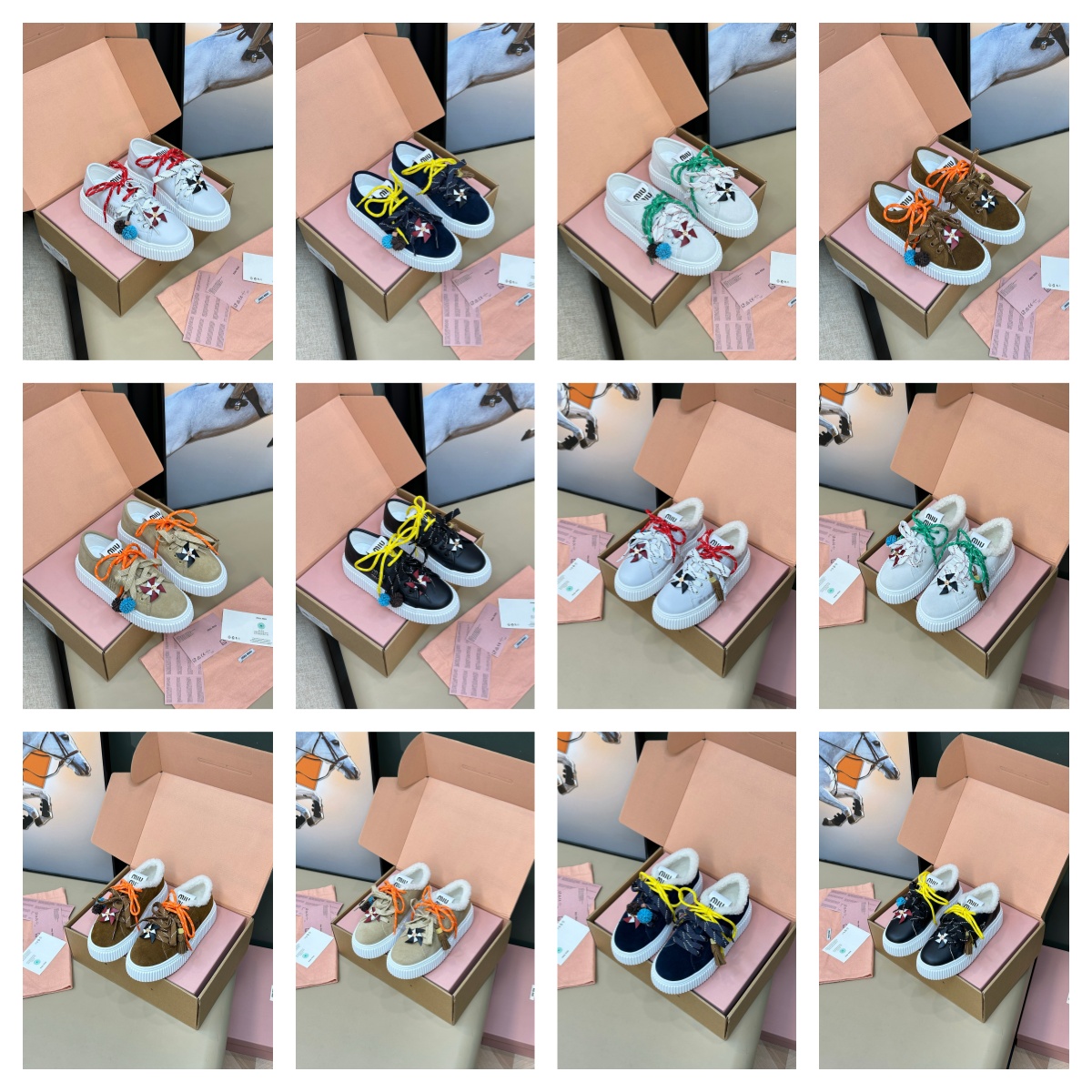 MM thick sole. Fleece single shoe