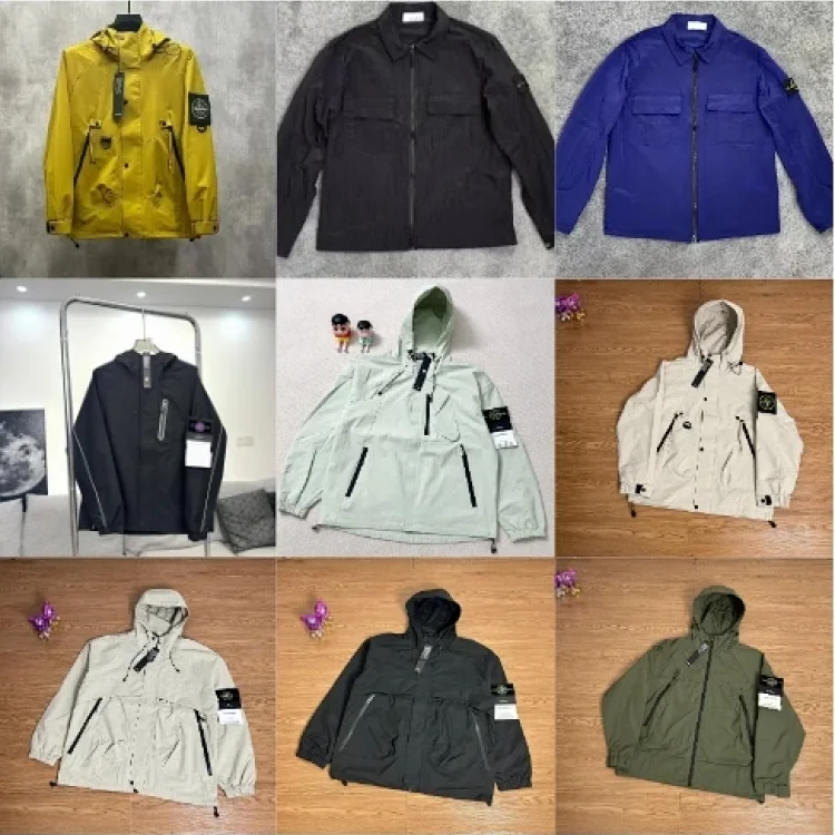 Stone Island Jackets in Yellow