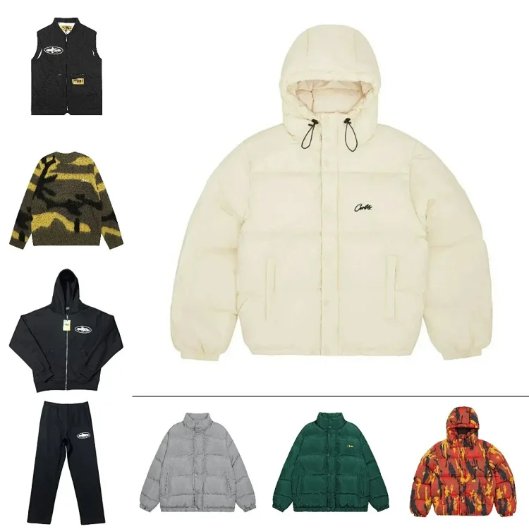 Levi's Cream Hooded Puffer Jac